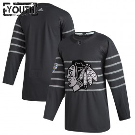 Barn NHL Chicago Blackhawks Tröjor Blank Grå Adidas 2020 All-Star Authentic